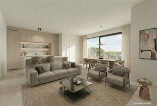 In het moderne nieuwbouwproject aan de Brugstraat 67 in Heusden-Zolder bevindt zich dit instapklare appartement op de derde verdieping. Het maakt deel uit van een kleinschalig gebouw met acht appartementen en één handelspand, en wordt opgeleverd zomer 2026. Met een E-peil van 30 en de optie om dit te verlagen naar E-peil 20 door zonnepanelen, voldoet het aan de nieuwste energiezuinige normen.<br /><br />Dit appartement heeft een bewoonbare oppervlakte van 83,02 m² en biedt een comfortabele woonervaring met doordachte ruimtes. De leefruimte en keuken beslaan samen 36,53 m² en vormen het centrale punt van de woning. Dankzij de grote raampartijen valt er veel natuurlijk licht binnen, wat een ruimtelijk gevoel creëert. De open keuken is praktisch ingedeeld en biedt alle nodige aansluitingen.<br /><br />De slaapkamer heeft een oppervlakte van 13,11 m² en is groot genoeg voor een tweepersoonsbed en bijkomende meubels. Aansluitend bevindt zich de badkamer van 6,16 m², voorzien van een moderne inrichting met een ruime douche, een wastafel en de nodige aansluitingen voor wasapparatuur.<br /><br />Extra bergruimte is voorzien in een aparte berging van 4 m². Daarnaast beschikt het appartement over een apart gastentoilet van 2,07 m² en een inkomhal van 6,41 m², waardoor de ruimtes functioneel en goed ingedeeld zijn. Dit draagt bij aan een aangename woonbeleving met voldoende opbergruimte.<br /><br />Het ruime terras van 33 m² is een grote troef en biedt een combinatie van noordwestelijke en zuidwestelijke oriëntatie. Hierdoor geniet je in de namiddag en avond van een aangename zoninval. De ligging aan de achterzijde van het gebouw zorgt voor rust en privacy.<br /><br />Het gebouw is uitgerust met een lift en heeft bovengrondse parkeerplaatsen die optioneel kunnen worden aangekocht. Ook een kelderberging is beschikbaar als bijkomende optie. Daarnaast is er een gemeenschappelijke fietsenstalling, wat het gebouw extra praktisch maakt voor bewoners met een actieve levensstijl.<br /><br />De centrale ligging maakt het appartement bijzonder aantrekkelijk. Op slechts 2 minuten wandelen bevindt zich de winkel-wandelstraat met diverse winkels, supermarkten en horecazaken. Scholen zijn bereikbaar op 353 meter, terwijl het openbaar vervoer praktisch voor de deur stopt. Voor ontspanning en recreatie liggen sportfaciliteiten op 1,5 km afstand.<br /><br />De bereikbaarheid is uitstekend met een vlotte aansluiting op de snelwegen op slechts 1,83 km. Dit maakt het appartement ideaal voor wie op zoek is naar een woonst met een centrale ligging, zonder in te boeten op rust en comfort.<br /><br />Belangrijk om te weten is bovendien dat de grondwaarde hier vastgelegd werd op 49.500€. Op deze som betaal je slechts 12% registratierechten (6% onder voorwaarden). Op de constructiewaarde van 233.900€ is er 21% btw verschuldigd waarbij een verlaagd btw-tarief van 6% (onder voorwaarden). Dit biedt een financieel interessant voordeel voor wie op zoek is naar een nieuwbouwappartement met gunstige aankoopvoorwaarden.<br /><br />Dankzij de nieuwbouwstatus is er nog ruimte voor personalisatie van het interieur, zodat de toekomstige bewoner het volledig naar eigen smaak kan afwerken. Dit maakt het niet alleen een comfortabele, maar ook een toekomstbestendige investering. Interesse in dit instapklare appartement? Neem contact op voor een bezoek ter plaatse en ontdek de mogelijkheden. Voor meer informatie, bel 011 255 155.