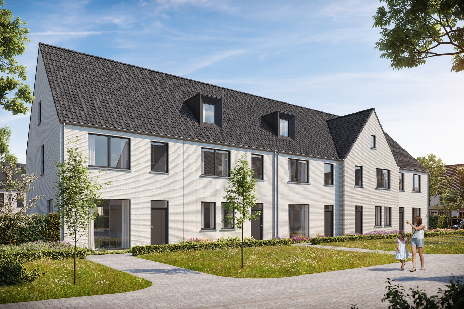 Lot 50: halfopen bebouwing met 3 slaapkamers + parking G3h - foto 1