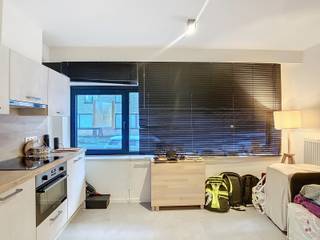 <p>Studio for rent in the heart of Leuven in the “The Vine” residence. The studio is located on the ground floor and consists of a bright living space with an open kitchen. The kitchen is fully equipped with an oven, a stovetop with range hood, and a refrigerator.</p><p></p><p>The bathroom features a shower, toilet, and single sink. The building itself has a shared bicycle storage area. Tenants can also use the shared laundry room.</p><p></p><p>The rent is €700 + €100 in common area fees. All utilities are billed individually.</p><p></p><p>Availability: 11/01/2026</p><p></p><p>The ideal location of this apartment ensures that the tenant is close to the train station, the shopping street, supermarkets, restaurants, cafés, schools, and hospitals—all within biking and walking distance. There is also good access to the E314. Are you interested in this beautiful apartment? Schedule your visit via our website www.living-stone.be!</p>
