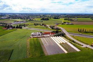 Hoeve met schuur, loodsen en akkerlanden te koop te Ardooie (Koolskamp).De woning en bakstenen schuur staan op de lijst van bouwkundig erfgoed wat...