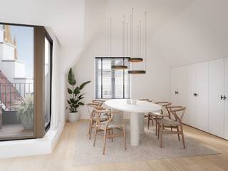 Residentie Gruuthuyse - Een meesterwerk aan de Dijver.<br />Dit royale <strong>dakappartement met 2 slaapkamers, </strong>maakt deel uit van een uitzonderlijk, kleinschalig renovatieproject op een absolute <strong>toplocatie</strong> in het historische hart van Brugge, op de hoek van de Nieuwstraat en de Dijver.  Op wandelafstand van de Markt, trendy boetieks, Minnewaterpark, musea en culinaire hotspots.<br />Voor dit project hebben <strong>architectenbureau Dugardyn</strong> en <strong>interieurarchitect Philip Simoen</strong> hun krachten gebundeld.<br /><br />Dit luxueus afgewerkt <strong>dakappartement </strong><strong>met 2 SLAAPKAMERS </strong>heeft een uniek <strong>TERRAS </strong>met prachtig zicht op de Onze-Lieve-Vrouwekerk en laat authentieke elementen (o.a. balken) perfect blenden met hedendaagse architectuur. <strong>Totale oppervlakte: 193m<sup>2</sup>.</strong> Dit appartement omvat: inkomhal met vestiaire en toilet, volledige uitgeruste keuken (o.a. werkblad composietsteen, ultra geëquipeerd met toestellen van Miele,…), zithoek, unieke eetplaats met leeshoek/bibliotheek, 2 slaapkamers met maatkasten, luxe badkamer (uitgewerkt in mortex, Vola kraanwerk, travertin blad...), berging. Zalig genieten op het moderne balkon met uniek uitzicht.<br />Het appartement is verder uitgerust met: eiken parket, het volledige appartement wordt geschilderd (op vliesbehang), verlichting van merk Dark, vloerverwarming, airco, warmtepomp, domotica, videoparlofoon, blokkaderdeuren, blanco elektriciteit, nieuw schrijnwerk met dubbel glas.… E-peil 49.<br />De koper geniet bovendien ruime inspraak in de keuze van de afwerking op maat, binnen een ruim voorzien budget, onder meer voor keuken, badkamer, parket, mortex en verlichting.<br />Gemeenschappelijke <strong>fietsenberging</strong>, private berging, <strong>lift.</strong><br />Bovendien is er mogelijkheid tot aankoop van <strong>autostaanplaats(en)</strong> in het gebouw.<br />(Dit pand is vastgesteld bouwkundig erfgoed)<br /><br /><strong>Een uitzonderlijk dakappartement waar authentiek Brugs karakter en hedendaags wooncomfort samenkomen.</strong><br /><br />Meer info, beelden en plannen vindt u op: www.residentiegruuthuyse.be<br />Contacteer ons voor meer informatie of een persoonlijke rondleiding: 050/70 70 70 of info@immosleutel.be<br /> 