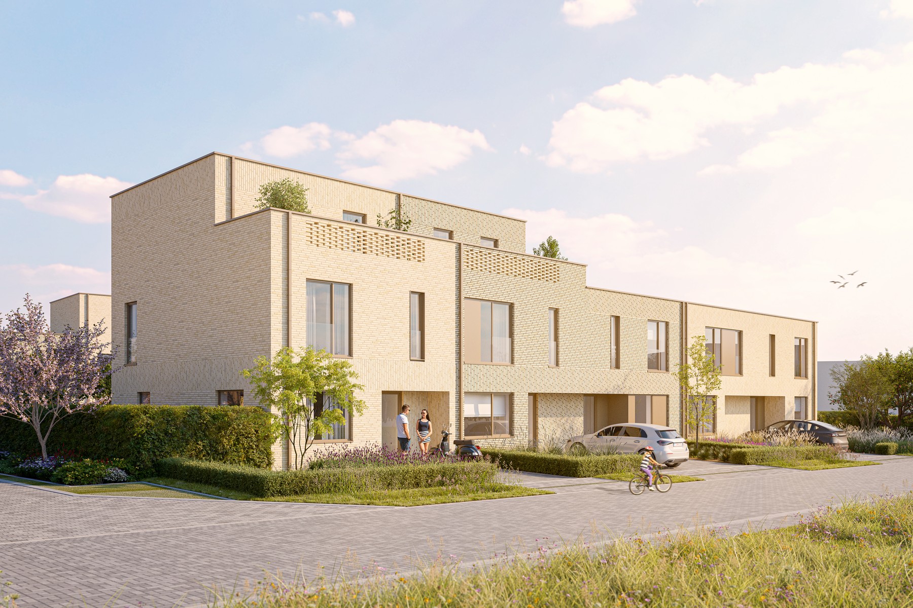 Lot 20: Gesloten bebouwing met 3 slaapkamers - foto 1