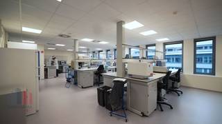 <strong>Instapklare kantoren</strong> van 613 m² met 440 m² laboruimte te huur, ideaal voor onderzoeks- en biotechactiviteiten. De laboruimtes beschikken over een vergunning als Biosafety Level 1 (BSL-1), waardoor ze onmiddellijk inzetbaar zijn voor geschikt laboratoriumonderzoek.<br />Het pand is strategisch gelegen op slechts 2 minuten van de R0 (op- en afrit Jette) en geniet van een vlotte verbinding met de E40. Ook met het openbaar vervoer is de site uitstekend bereikbaar.<br /><br />De laboruimtes omvatten <strong>twee ruime hoofdlaboratoria</strong> en een kleiner lab dat perfect geschikt is voor gerichte workflows. Daarnaast zijn er lichte, comfortabele <strong>kantoren</strong> voor onderzoeksteams, aangevuld met ondersteunende infrastructuur zoals een<strong> labkeuken</strong>, een ruimte voor productvoorbereiding en voldoende opslagmogelijkheden.<br /><br />De kantoren maken deel uit van het hoogkwalitatieve "Greenland Office Park", waar diverse faciliteiten aanwezig zijn, waaronder een restaurant, parking, douches, fietsenstalling en elektrische laadpunten. <strong>Andere oppervlaktes zijn beschikbaar</strong>, alsook mogelijkheid om de gehuurde oppervlakte aan te passen naar uw wensen.<strong> Beschikbaar vanaf 01/02/2026.</strong><br /><br />Contacteer <strong>PANORAMA B2B</strong> voor bijkomende inlichtingen, plannen of een plaatsbezoek <strong>0477 09 00 09</strong>