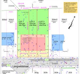 Immo Pické biedt U deze uiterst rustig en residentieel gelegen (doodlopende straat) perceel projectgrond aan voor de bouw van 3 woningen (2...