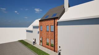 Nieuwbouw BEN-woning met 5 slaapkamers en 3 badkamers in rustige en doodlopende straat in Kapellen. We komen de woning binnen via de inkomhal met plaats voor vestiaire. Doorgang naar de ruime living met eetplaats en open keuken. Via een groot schuifraam toegang tot de tuin met terras. Achteraan het perceel is er een garage voor 2 wagens voorzien met doorgang naar tuin. Verder is er nog een berging met plaats voor wasmachine en droogkast, een aparte wc en een handige bureelruimte. Op de eerste verdieping bevindt zich de Master bedroom met ensuite badkamer, 2 slaapkamers, een 2e badkamer en aparte wc. Op de tweede verdieping bevinden zich nog 2 slaapkamers, een 3e badkamer en een technische berging. Zeer energiezuinig door uitvoerige isolatie, warmtepomp in combinatie met vloerverwarming en zonnepanelen.