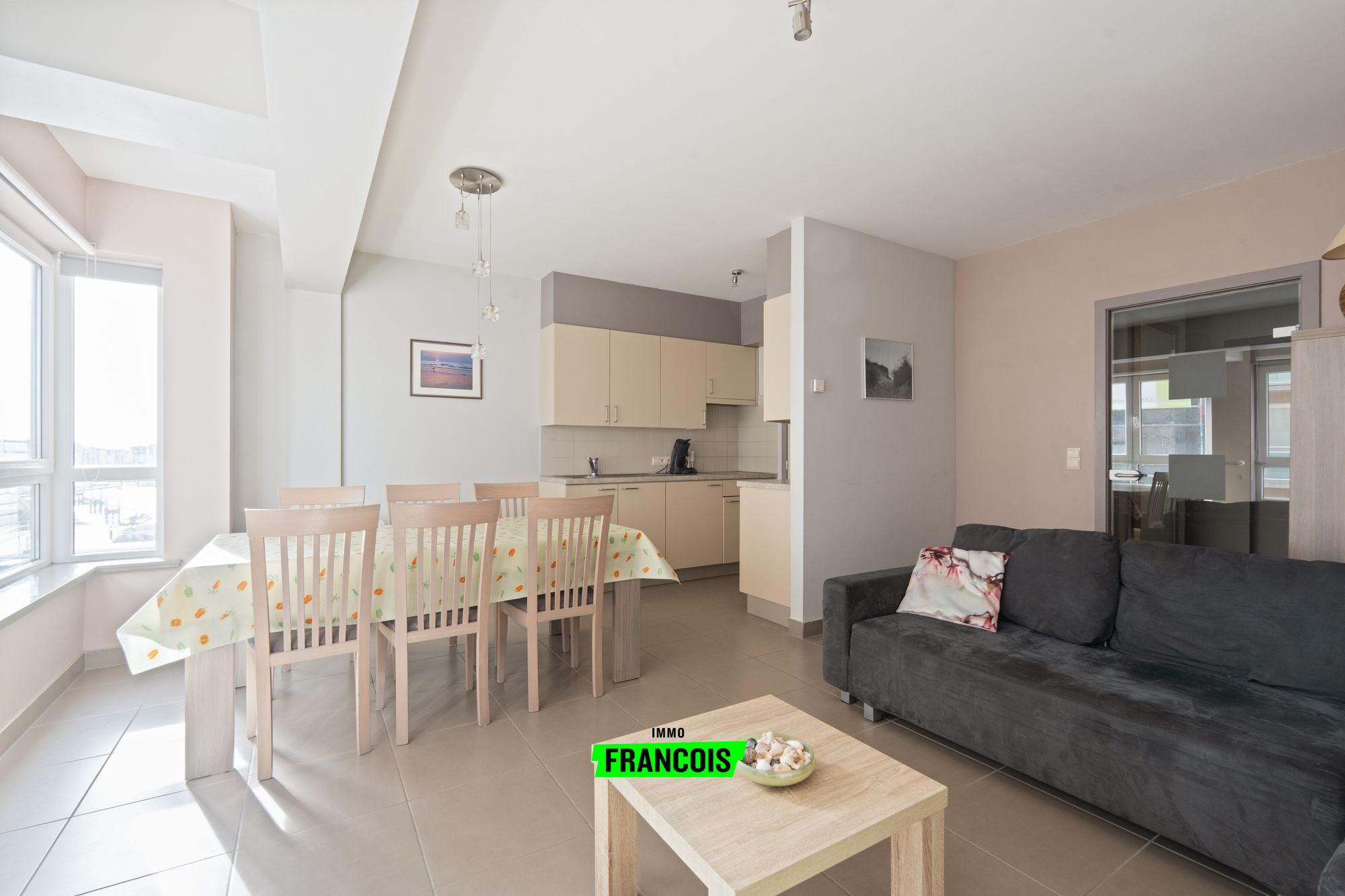 Instapklaar appartement met haven- en zeezicht in residentie ‘Barca a Vela' in Blankenberge - foto 1