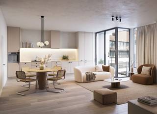 In het centrum van Blankenberge lanceren we het project, Maison Duysburgh. In totaal verrijzen er 39 appartementen ontworpen door het Blankenbergs architectenteam van GW2. Zeer typerend aan het project is het contrast van de moderne nieuwbouw met het behoud van het breedhuis in art-nouveau-stijl. De projectsite bevindt zich pal tussen de Grote Markt en de Zeedijk van Blankenberge waardoor quasi alle faciliteiten op wandelafstand liggen.

In het aanbod van appartementen wordt een mix voorzien van één, twee of drie slaapkamers met mooie terrassen. Het combineren van meerdere appartementen is hier nog perfect mogelijk. De integratie van het beschermd gebouw in het totale project wordt een heuse eye-catcher voor Blankenberge en bezorgt het gebouw de nodige allure.

Alle appartementen worden verwarmd op basis van een warmtepomp gekoppeld aan vloerverwarming. Dit in combinatie met het ventilatiesysteem (type D), de akoestische isolatie en thermische isolatie maken dat de E-peilen maximaal E30 kunnen bedragen. Naast de gunstige E-peilen voorziet de bouwheer ook mooie budgetten in het lastenboek en een interieurarchitect die u bijstaat met advies.

Deze type appartementen worden volledig aangekocht onder registratierechten (2% of 12%). Neem contact op voor meer informatie via 050 70 81 74 of hello@keyimmo.be.