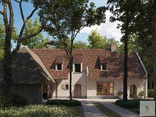 Karaktervolle architectuur, hedendaags wooncomfort en een uitzonderlijke groene omgeving.<br /><br />Aan de rustige Nachtegalenlei in Schoten stellen wij deze exclusieve nieuwbouwvilla voor op een prachtig perceel van 3.099 m², waar rust, privacy en verfijning samenkomen.<br /><br />De villa charmeert met haar tijdloze landelijke architectuur, warme gevelmaterialen, karaktervolle dakpartijen en een sfeervol bijgebouw met rieten dak. Een harmonieus geheel dat zich perfect integreert in de groene omgeving.<br /><br />Ook binnen staat de woonbeleving centraal. Royale, lichtrijke leefruimtes, grote raampartijen en een doordachte indeling zorgen voor een natuurlijke verbinding tussen binnen en buiten. Deze villa biedt alle ruimte voor comfortabel en stijlvol wonen.<br /><br />Naast esthetiek staat ook duurzaamheid centraal, met hedendaagse technieken en een beoogd E-peil van E30 of lager.<br /><br />Projectgegevens<br />• Perceeloppervlakte: 3.099 m²<br />• Grondprijs: € 675.000 (excl. registratierechten)<br />• Constructieprijs: € 1.479.000 (excl. BTW en bijkomende kosten)<br /><br />De villa wordt gerealiseerd door Sels Villabouw, met oog voor architectuur, kwaliteit en een hoogwaardige afwerking. Het ontwerp kan in overleg verder verfijnd worden volgens uw persoonlijke woonwensen.<br /><br />Een unieke kans om uw toekomstige thuis te realiseren op een van de mooiste groene locaties van Schoten.<br /><br />Benieuwd naar dit bijzondere project? Wij begeleiden u graag tijdens een bezoek aan het perceel en ontvangen u met plezier op kantoor voor een persoonlijke toelichting bij het ontwerp, de plannen en het lastenboek.Neem vandaag nog contact op en ontdek de mogelijkheden! Bel naar 0472 23 14 51 of stuur een mail naar catherine.descheemaecker@sels.be.<br /><br />Ontdek de mogelijkheden en laat u inspireren door Sels Villabouw.