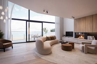 Beautiful new construction apartment with frontal sea view, located in Duinbergen on the sunniest spot of the Zeedijk. Layout of the apartment:Upon...