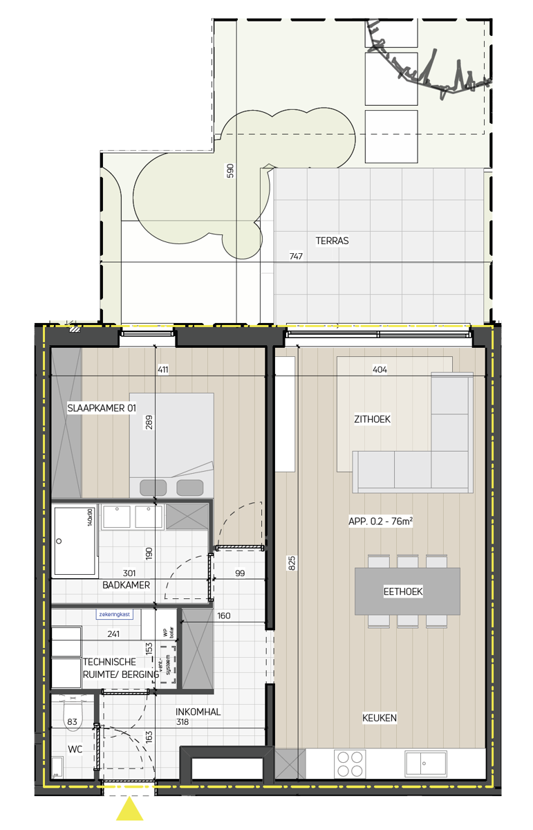 Appartement à vendre à Rijkevorsel avec 1 chambre - photo 2