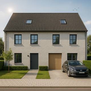 De foto is een voorbeeld van een afgewerkte verkochte woning.U kan de stijl & indeling nog compleet personaliseren!Wonen in Izegem biedt zoveel...