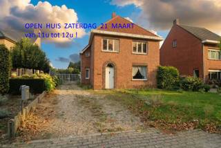 OPEN HUIS ZATERDAG 21 MAART van 11u tot 12u ! TE RENOVEREN CHARMANTE ONING MET GROTE TUIN! Deze charmante, volledig te renoveren woning is...