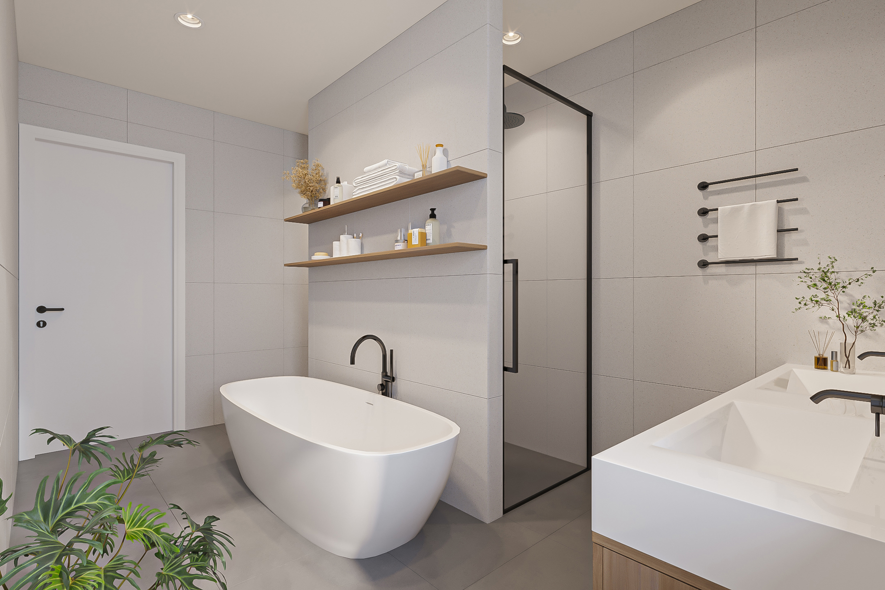 Nieuwbouwwoning op plan met 3 slaapkamers en bureau - foto 4