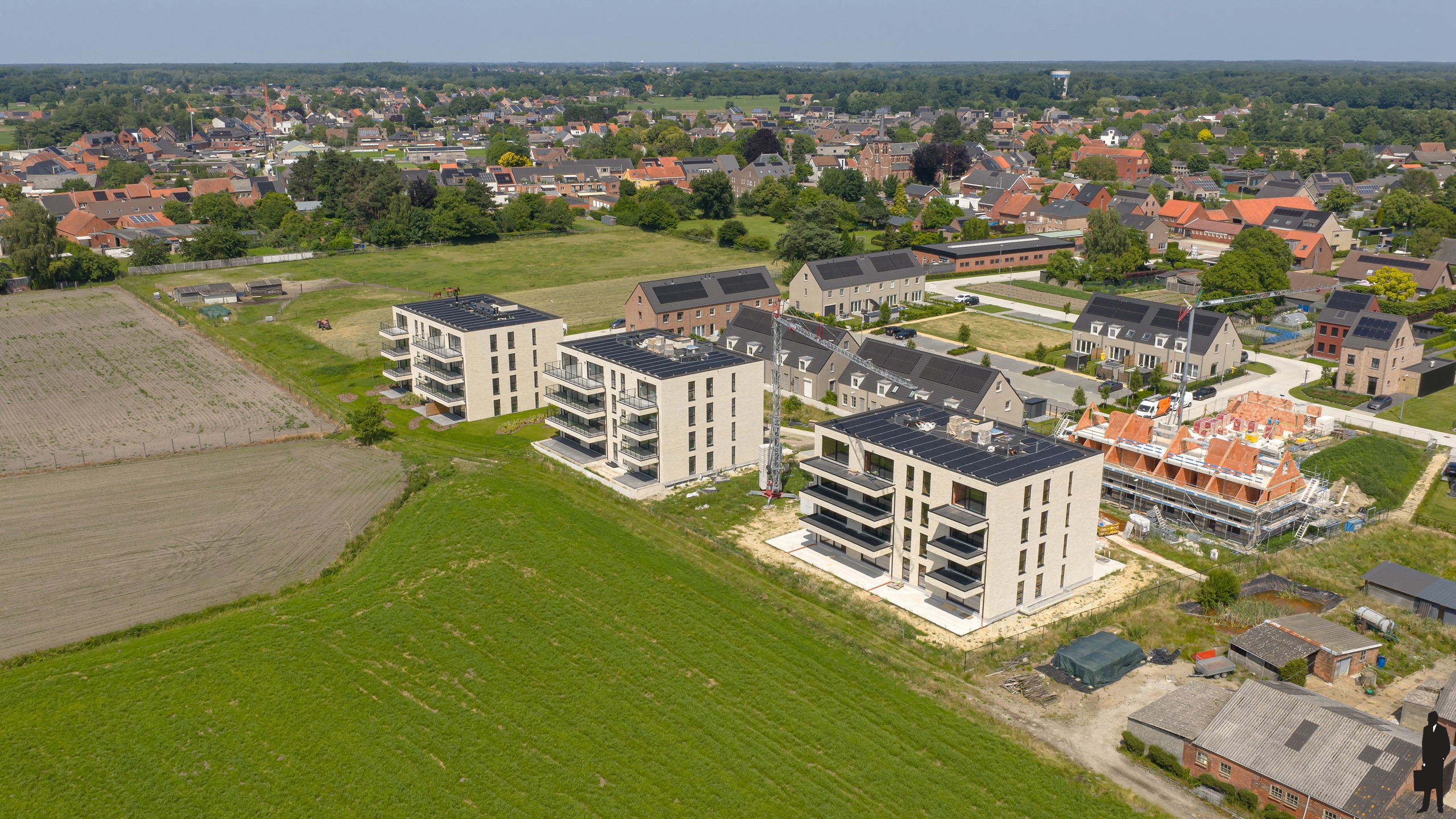 Appartement met 3 slpks + west terras met zicht over weiland - foto 3
