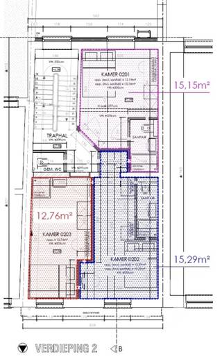 <p><span>This small student residence with 8 rooms is available from 15/09/2025. </span></p><p><span> </span></p><p><span>This building has been completely refurbished and finished to a very high standard. The rooms are equipped with an individual air conditioning unit to enjoy optimal comfort in both summer and Winter. The bathrooms are all equipped with a shower, sink and toilet. Access is by electronic locks,  optimal security and user-friendly. </span></p><p><span> </span></p><p><span>Upon entering, a space is provided for placing bicycles. On floor -1 there is a cozy relaxation area and communal kitchen equipped with all comforts. Because of this location on -1, this is also perfectly separated from the other spaces to prevent noise pollution.</span></p><p><span> </span></p><p><span>The photo's shown reflect the atmosphere, finishing quality and material choices.  However, these are not of this residence because here the final works are still in progress.</span></p><p><span> </span></p><p><span>Will you become the first occupant of this room? Contact <span>student@immolivit.be</span> soon</span><span> or request an appointment via our website</span></p><p><span> </span></p>