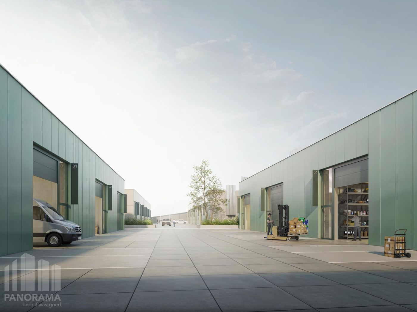 Nieuwbouw KMO-unit "STEK NOORD" van 284 m² in Drongen vlak aan R4 - foto 5