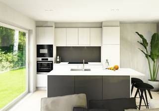 <strong>De foto is een voorbeeld van een afgewerkte verkochte woning.</strong><br /><br />De BEN-woning met DOMOTICA bestaat uit een grote living, keuken, berging, slaapkamers &amp; dressing met laminaatparket, uitgeruste badkamer &amp; een ruime zolder (mogelijkheid voor 4de slaapkamer). De zolder is toegankelijk met een vaste trap. Er zijn ook zonnepanelen voorzien op het dak. <br /><br />Onze troeven:<br />- Indeling &amp; stijl van de woning kunnen nog compleet naar wens aangepast worden<br />- Begeleiding van begin tot einde bij de bouw van uw woning<br />- Persoonlijk contact met de zaakvoerder<br />- Ruime keuze afwerkingsmaterialen (keuken, badkamer, vloeren,…) binnen het budget.<br /><br /><strong>Zie www.dimmowoning.be voor de prijs alle kosten inclusief!</strong>