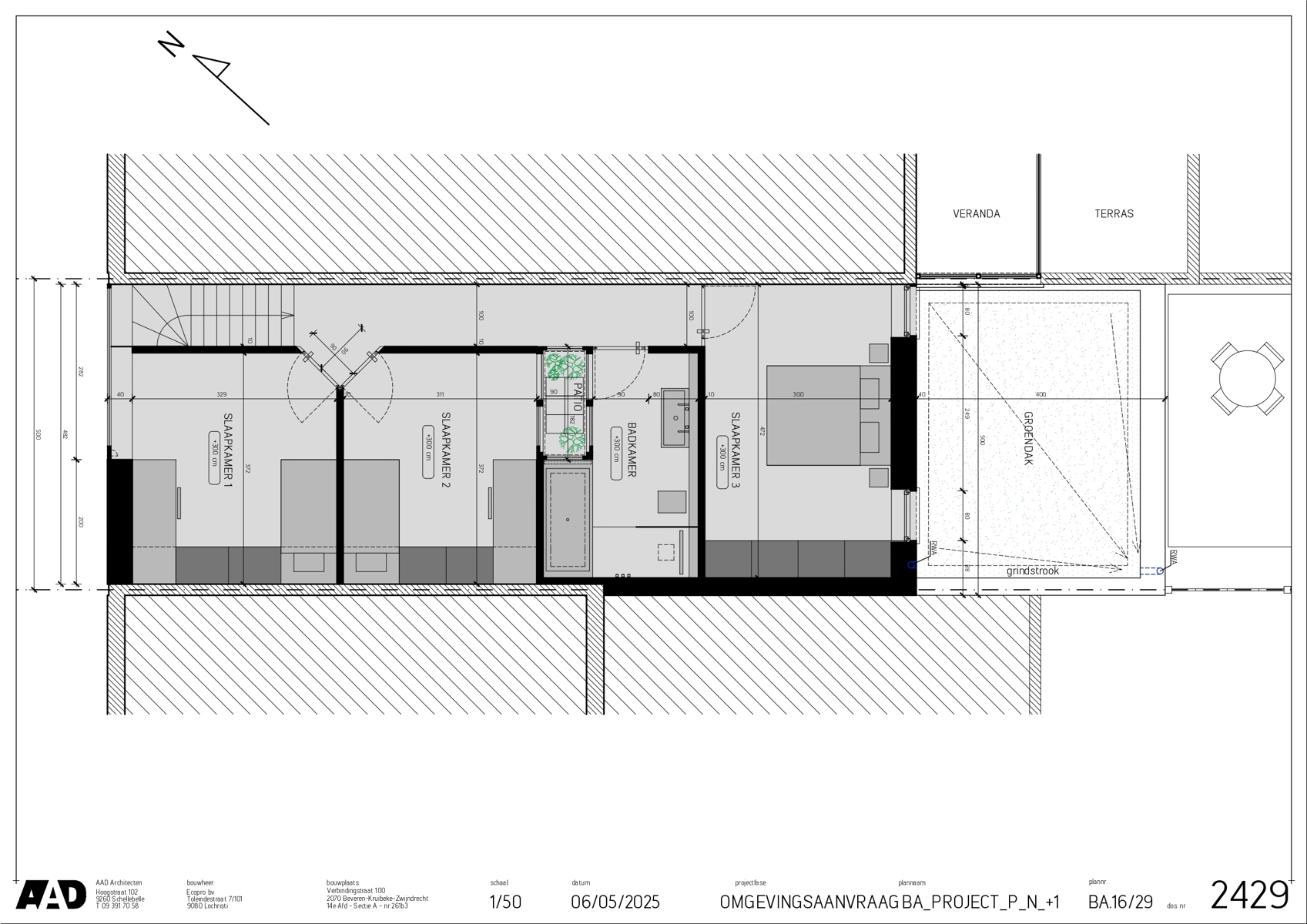Bouwgrond met vergunde nieuwbouwwoning in Zwijndrecht - foto 4