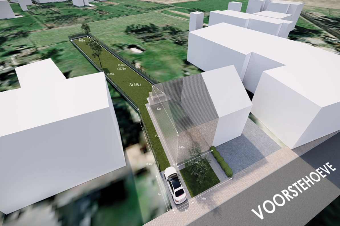 Bouwgrond voor halfopen bebouwing nabij dorpskern Mollem - foto 5