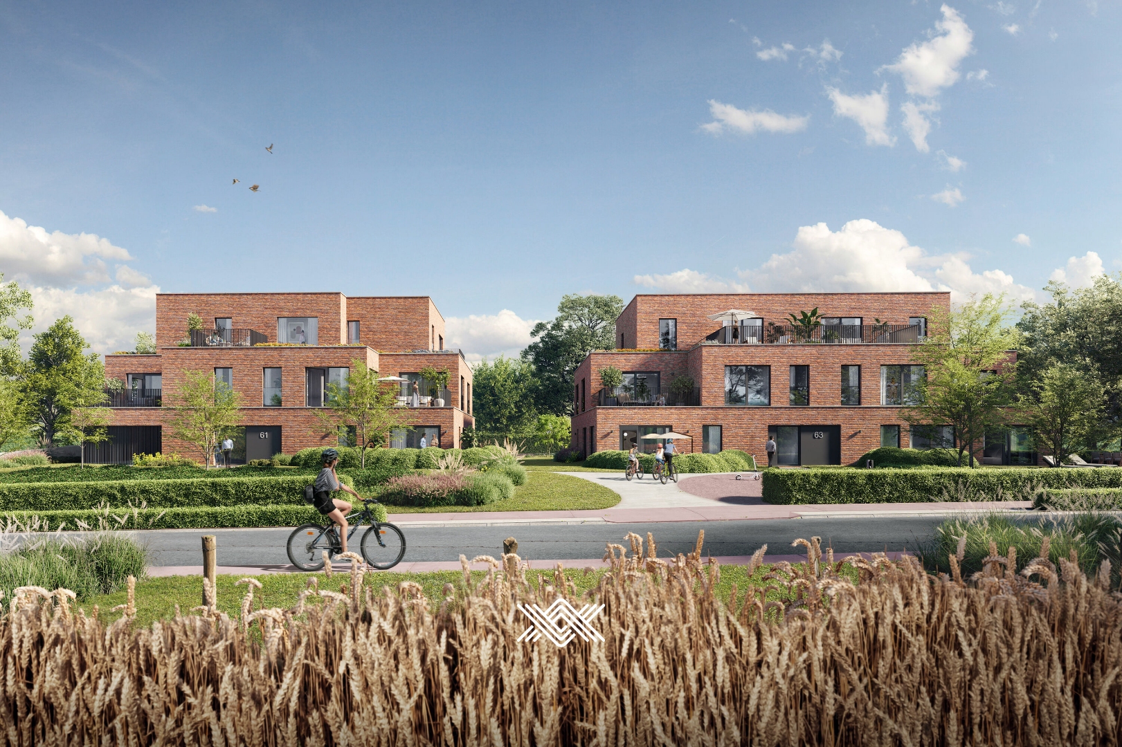 Appartement met 2 slaapkamers en ruim terras in parktuin - foto 4