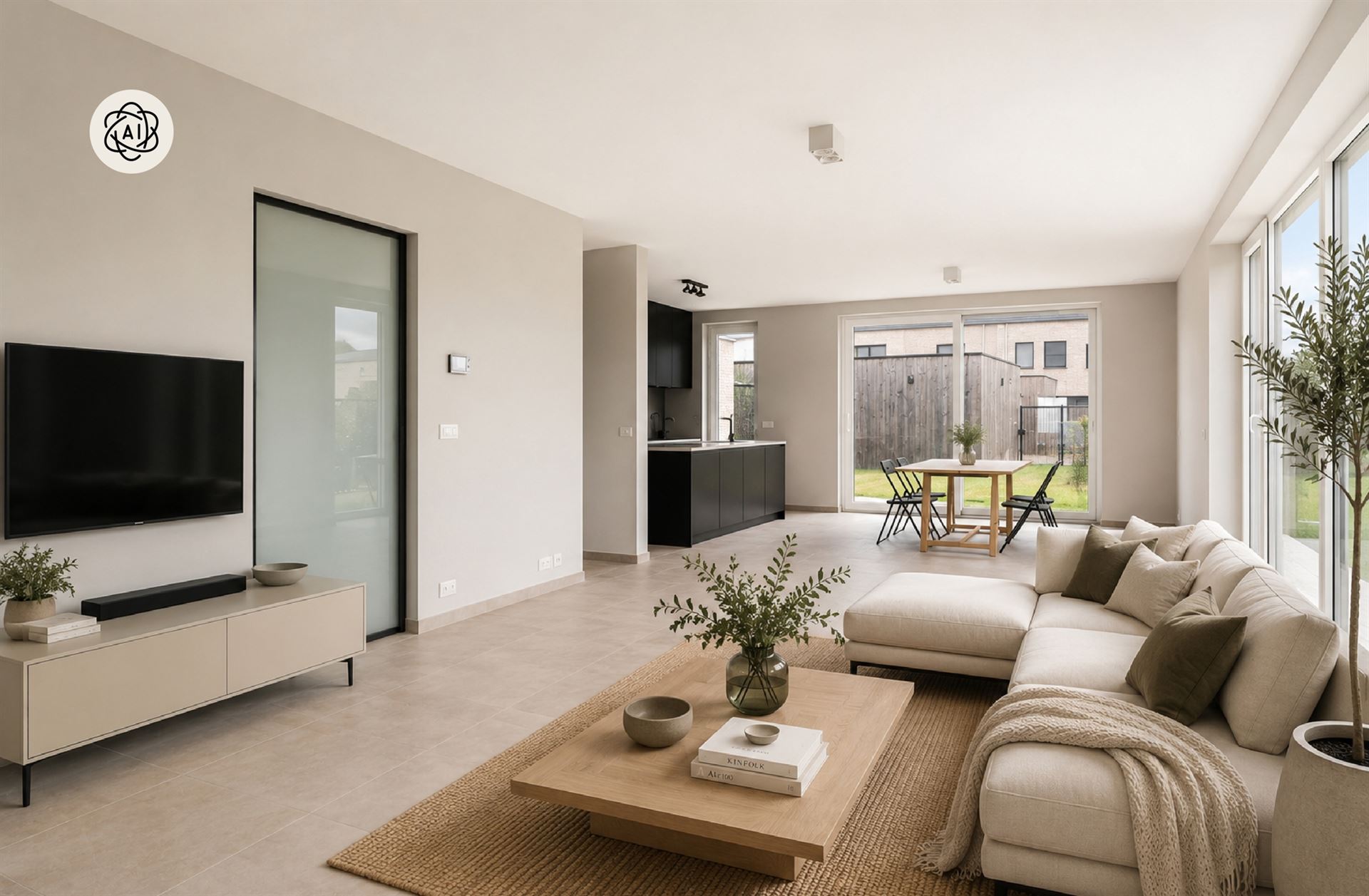 Topgelegen grote woning met 4 slk, omheinde tuin en garage. - foto 2