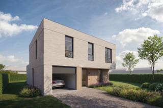 <ul>
<li>woning in afwerkingsfase - bezoek ter plaatse mogelijk</li>
<li>Inclusief tuinafwerking</li>
<li>Rustige residentiële buurt</li>
<li>Groene rand van Gent</li>
<li>Energiezuinig</li>
<li>4 slaapkamers</li>
</ul>
<br /><strong>OMGEVING</strong><br />In de groene rand rond Gent, gelegen in een mooie wijk in Lochristi bevindt zich dit mooie kleinschalige project bestaande uit 2 halfopen en 1 open woning. Voor wie in de buurt van het bruisende Gent wil blijven maar toch rustig wil wonen is dit een ideale uitvalbasis. Het nabijgelegen Kasteelpark van Beervelde biedt volop mogelijkheden voor wandelingen en sportieve uitstapjes. Bovendien vind je langs de N70, die Gent met Lochristi verbindt, tal van winkels en winkelketens, zodat je altijd snel bij je favoriete adresje bent.<br /><br /><strong>INDELING</strong><br />De ruime benedenverdieping omvat een inkomhal, gastentoilet, lichtrijke leefruimte, open keuken, een bureau, een garage en een berging. De bovenverdieping beschikt over vier slaapkamers, een nachthal, een apart toilet en een volledig uitgeruste badkamer.<br /><br /><strong>E-PEIL 30</strong><br />De woning is uitgerust met vloerverwarming op zowel het gelijkvloers als de eerste verdieping, aangestuurd door een energiezuinige warmtepomp. Het ventilatiesysteem D en de geïntegreerde zonnepanelen zorgen ervoor dat het E-peil van 30 wordt behaald, wat bijdraagt aan een energiezuinige en milieuvriendelijke woonomgeving.<br /><br />Vraag hier uw brochure aan!