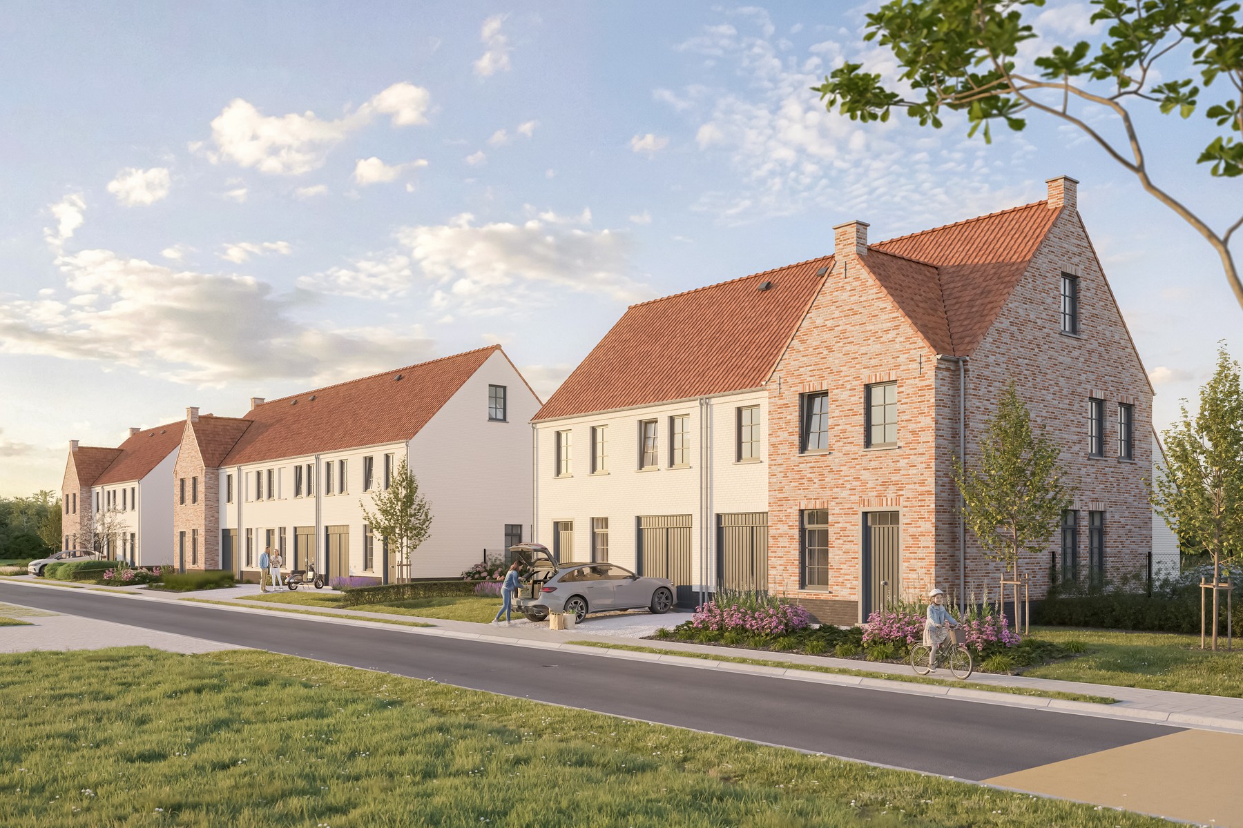 Lot 247: halfopen bebouwing met 3 slaapkamers en inpandige garage - foto 1