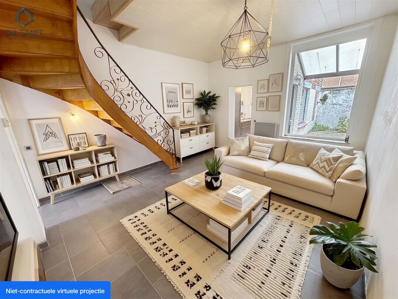 Instapklare, volledig gerenoveerde woning met 4 slaapkamers, terras en tuinberging in hartje Geraardsbergen! - foto 1