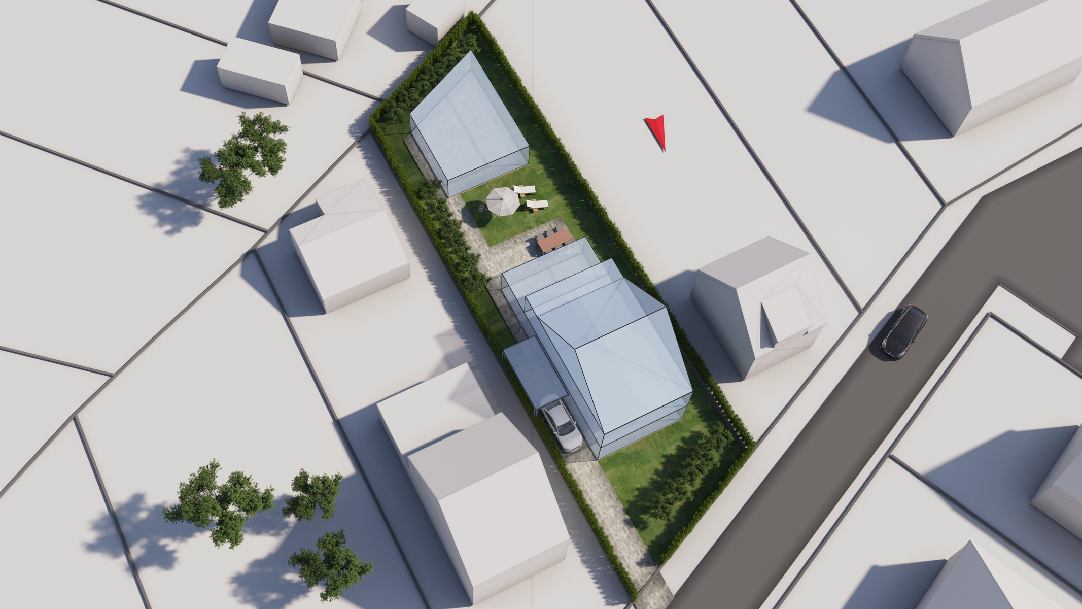 Bouwgrond voor open bebouwing in doodlopende straat - foto 2