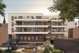 <p><strong>Residentie Elckerlijc: Wonen op een plek met een verhaal<br /></strong>Sommige locaties zijn meer dan een adres. Ze maken deel uit van het collectieve geheugen van een stad. In het historische hart van Turnhout krijgt het iconische Hofpoorttheater Elckerlijc binnenkort een nieuw hoofdstuk. Met respect voor dit stukje cultureel erfgoed wordt deze bijzondere plek zorgvuldig gerenoveerd en uitgebreid tot een stijlvolle woonresidentie waar geschiedenis, architectuur en hedendaags wooncomfort elkaar ontmoeten.</p>
<p>Residentie Elckerlijc biedt een unieke kans om te wonen op een locatie die generaties Turnhoutenaren kennen en koesteren. Terwijl het theater zijn vertrouwde plaats behoudt, verrijzen er 21 nieuwe appartementen die naadloos aansluiten bij de omgeving en de rijke geschiedenis van de site.</p>
<p><strong>Ruimte die zeldzaam wordt in het stadscentrum<br /></strong>Langs de zijde van de Hofpoort worden 4 appartementen gerealiseerd van circa 64m². Dit zijn ideale appartementen voor alleenstaanden, starters en investeerders.</p>
<p>Elk appartement beschikt over een slaapkamer met ensuite badkamer, een leefruimte met open keuken en bijzonder ruim terras tot 23m². Het terras kijkt uit op een stadsparkje, een heerlijk stukje verscholen natuur. <span>Of om het met de woorden van ir. arch. Peter Vervoort, researcher bij de Vlaamse Overheid, departement Omgeving te omschrijven: “De Hofpoort is een mooi voorbeeld van een ‘luwteoase’ in het stadshart, letterlijk op enkele meters van de winkelstraat."</span></p>
<p><strong>De nieuwe Gasthuisstraat<br /></strong>Wie vandaag investeert in Elckerlijc, investeert niet alleen in een appartement, maar ook in de toekomst van de binnenstad. Vanaf 2027 ondergaat de Gasthuisstraat een complete transformatie tot één van de meest aantrekkelijke stadsstraten van Turnhout. De huidige verkeersfunctie maakt plaats voor een groene, aangename winkel- en wandelomgeving waar voetgangers en fietsers centraal staan. Bomen, plantvakken, kwalitatieve zitplaatsen en een hoogwaardige publieke inrichting zullen zorgen voor een totaal nieuwe beleving tussen de Grote Markt en de Zeshoek. Het resultaat wordt een levendige stadsomgeving waar wonen, winkelen, ontmoeten en genieten moeiteloos samenkomen.</p>
<p><strong>Duurzaam wonen, klaar voor morgen<br /></strong>Residentie Elckerlijc combineert het karakter van een historische locatie met de prestaties van een moderne BEN-ontwikkeling. Dankzij doorgedreven isolatie, energiezuinige technieken en hoogwaardige materialen voldoet elk appartement aan de strengste hedendaagse normen. Bovendien krijgt u de mogelijkheid om de afwerking volledig af te stemmen op uw eigen smaak en levensstijl, in samenwerking met gerenommeerde leveranciers uit de regio.</p>
<p>Het project wordt ontworpen en gerealiseerd door sterke lokale partners. AIM Architecten en ABHR staan garant voor een kwalitatieve uitvoering en een zorgeloos bouwproces, van de eerste steen tot de oplevering.</p>
<p><strong>Investeren in een unieke locatie<br /></strong>De appartementen worden aangeboden vanaf 199.000 euro. Bergingen kunnen aangekocht worden vanaf 4.500 euro.<br />Op de gelijkvloerse verdieping wordt voldoende ruimte voorzien voor fietsen en bakfietsen. <br /><br />In deze residentie kunnen we ook appartementen aanbieden met 2 slaapkamers en 3 slaapkamers (vanaf 270.000 euro).</p>
<p>De verkoop gebeurt onder registratierechten of onder het BTW-stelsel. Wij informeren u graag over de mogelijkheden.</p>
<p>Bovendien geniet u bij iedere aankoop van de volledige bescherming van de Wet Breyne, zodat u met maximale zekerheid investeert in uw nieuwe thuis.</p>
<p><strong>Ontdek Elckerlijc<br /></strong>Residentie Elckerlijc is geen standaard nieuwbouwproject. Het is een unieke combinatie van erfgoed, stadsvernieuwing, ruimte en woonkwaliteit op een locatie die de komende jaren alleen maar aantrekkelijker zal worden.<br />Wij maken graag tijd voor een vrijblijvend gesprek.</p>
