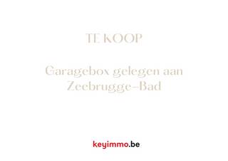 Ruime inpandige garagebox in de residentie. Bent u op zoek naar een garagebox? Neem contact op met Stéphanie voor meer info via 0472 77 86 60...