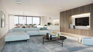 Een landelijke setting, moderne uitstraling en hoogwaardige materialen, dat is het minste wat je van residentie Michel & Maurice mag verwachten. Dit nieuwbouwproject in het hartje van Wielsbeke zal heel wat puntjes op je verlanglijstje afvinken. Of je nu op zoek bent naar een startersflat, een gezinswoning of een goede investering, je vindt het hier. De residentie biedt zowel één-, twee- als drieslaapkamerappartementen waarin praktisch wooncomfort centraal staat. Alle flats beschikken over een mooi zonneterras met zicht op de gezellige binnentuin, het kloppend hart van de residentie. De ideale plek om je buren te ontmoeten en zwoele zomeravonden door te brengen.<br /><br />De open indeling geeft elk appartement een erg ruimtelijk gevoel. Ben je een eerder een stadsmens? Ga dan voor een appartement aan de Rijksweg en volg wat er leeft in Wielsbeke, zelfs vanuit je luie stoel. Heb je het meer voor rust en ruimte? Dan zal het weidse uitzicht van de appartementen in de Molenstraat je zeker charmeren.<br /><br />In residentie Michel & Maurice is er voor elk wat wils!<br /><br />Ontdek het zelf en vraag hier verdere info aan.