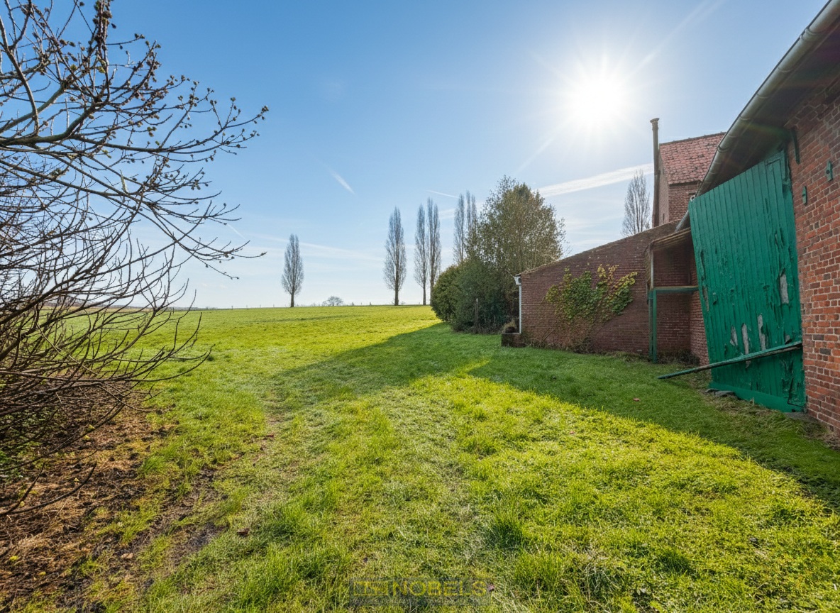 Te koop, Authentieke vierkantshoeve met knechtenhuisje op uitzonderlijke landelijke ligging te Brakel! - foto 3