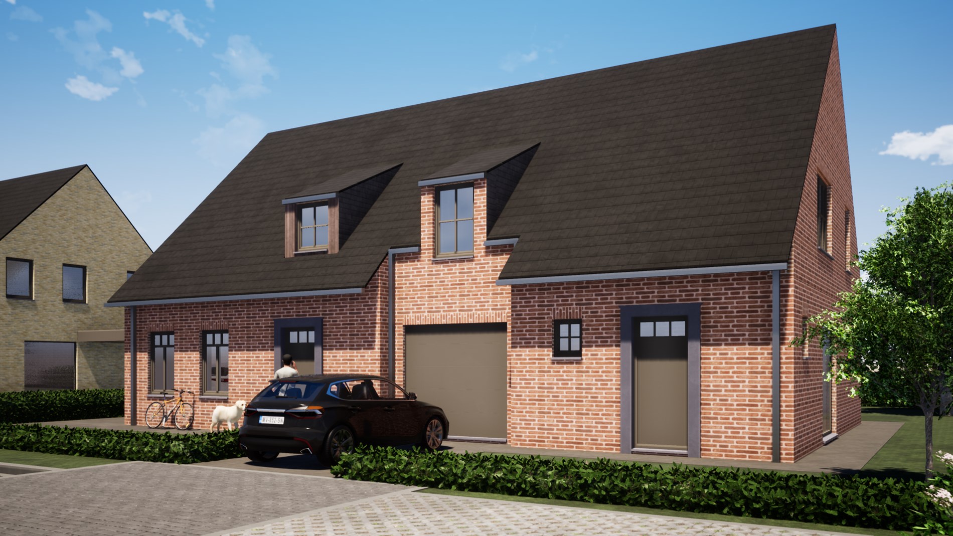 NIEUWBOUWZONDAG 25 OKTOBER 2026 VAN 10u00-12u00 &amp; 14u00-16u00 - Rustieke 3-slaapkamer nieuwbouwwoning met Zuidelijke oriëntatie nabij centrum Houthulst - foto 4