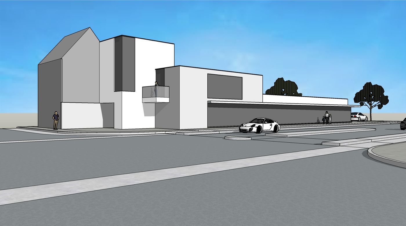 494 m² terrein met omgevingsvergunning op commerciële ligging - photo 2