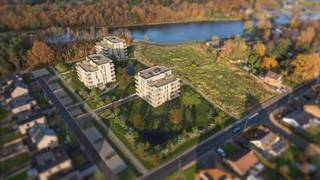 Residentie Blue Barrier: Heerlijk genieten met zicht op natuur en water in Lommel:Prachtig nieuwbouwappartement met één slaapkamer en terras, aan het...