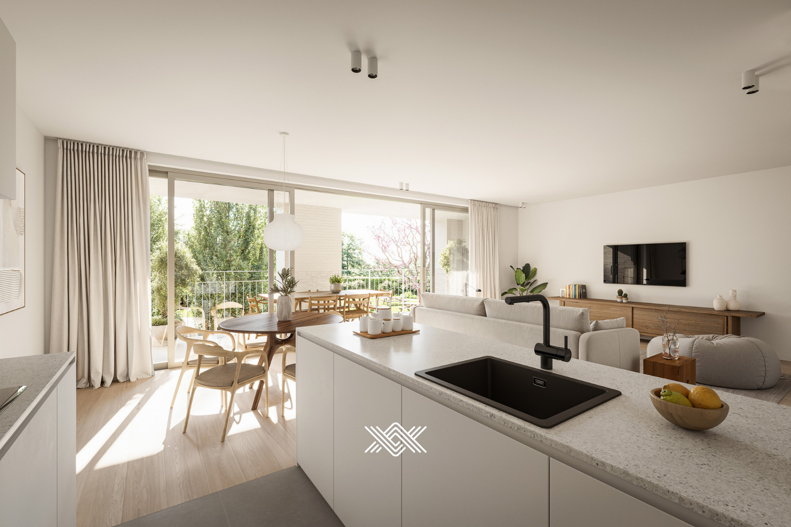 Duplex appartement met drie slaapkamers en tuin - photo 4