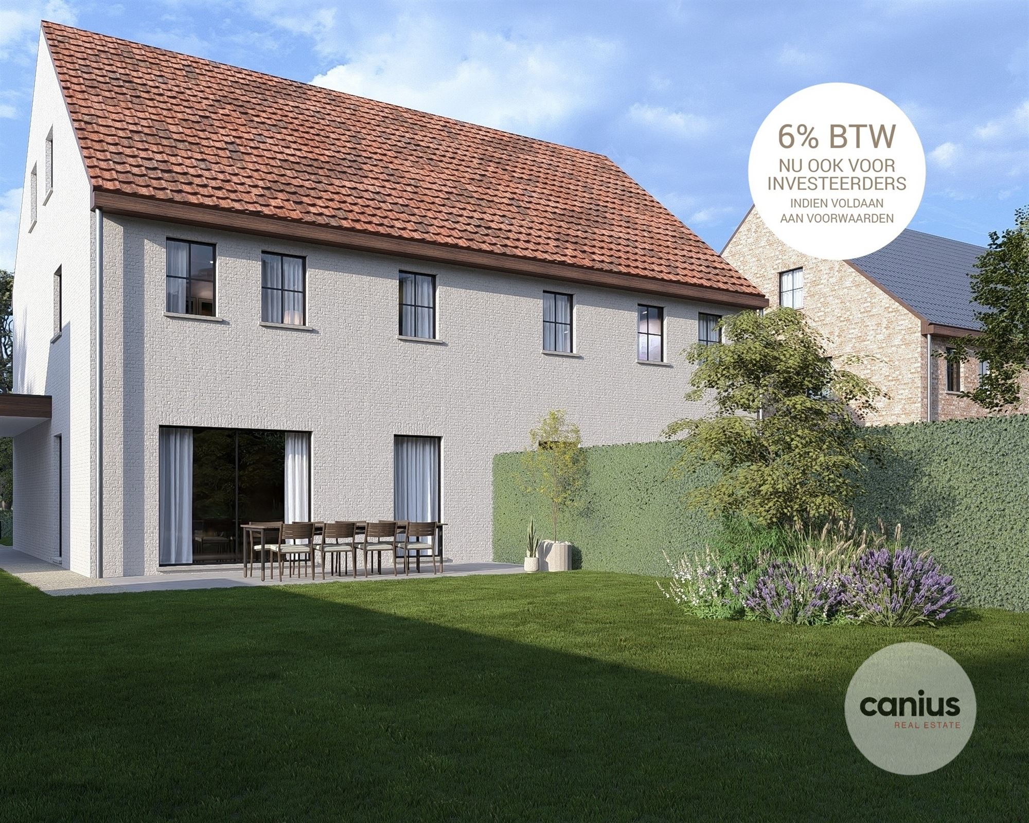 LANDELIJKE NIEUWBOUWWONING MET 4 SLPKS - foto 2