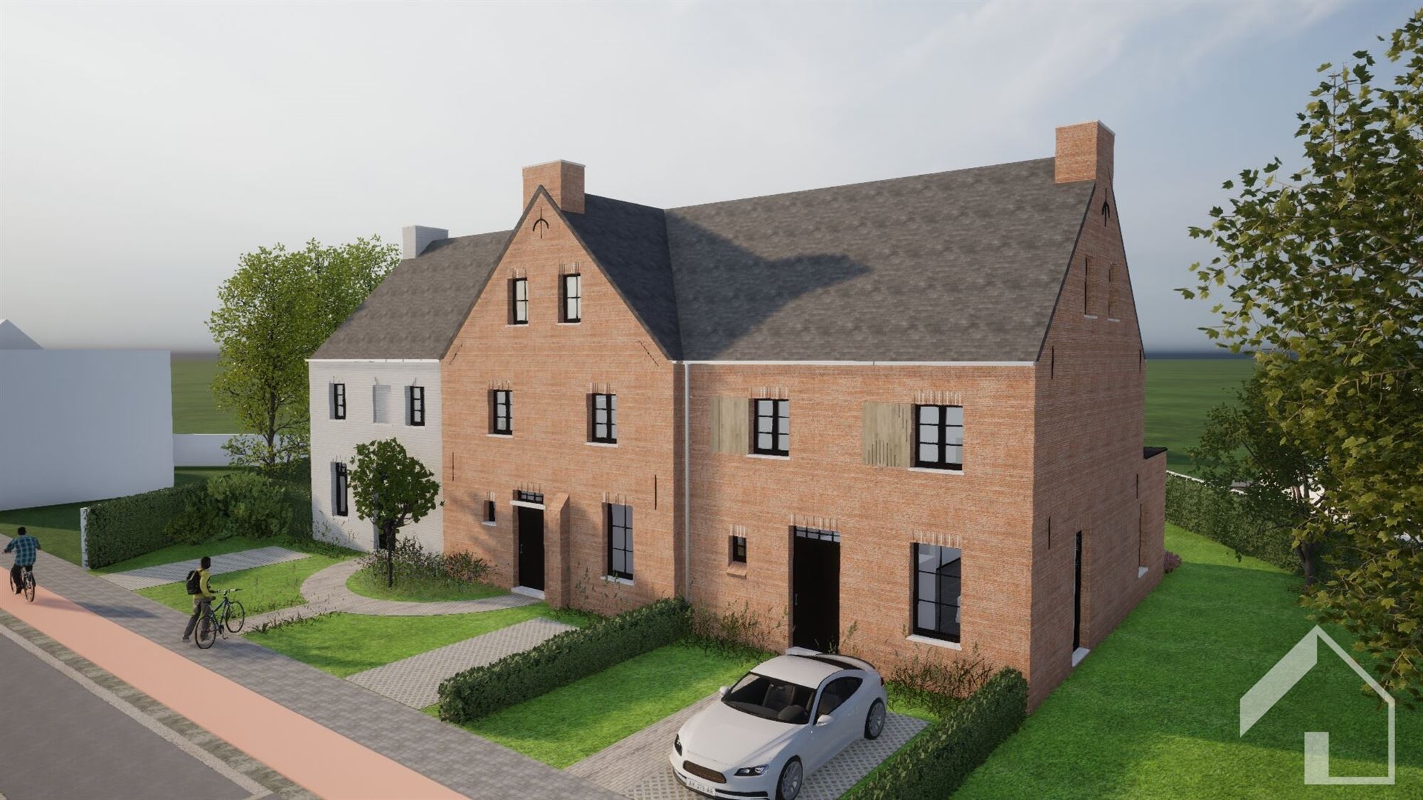 3 volledig afgewerkte nieuwbouwwoningen nabij centrum van Broechem - foto 2