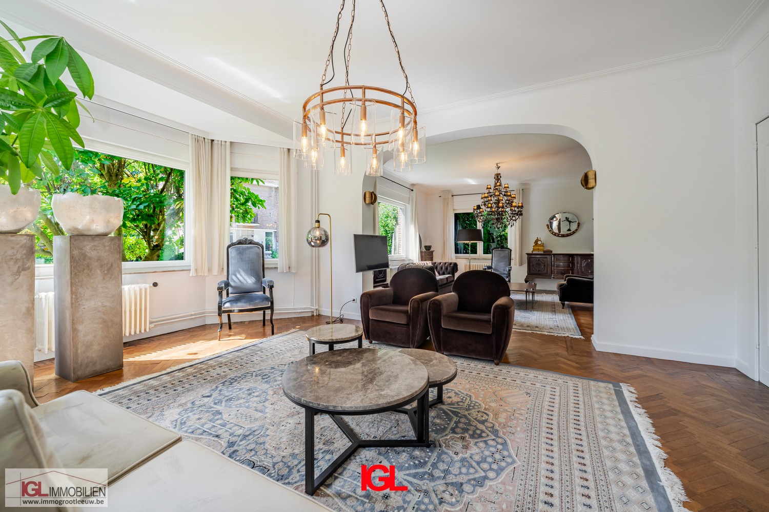 Authentiek herenhuis omgeven door prachtige tuin nabij Brussel - foto 4