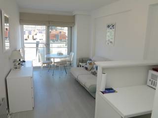 Residentie SEA BREEZE : op de 5de verdieping vlakbij het centrum van Westende en met open zicht op de tennispleinen en zeezicht, gemeubelde...
