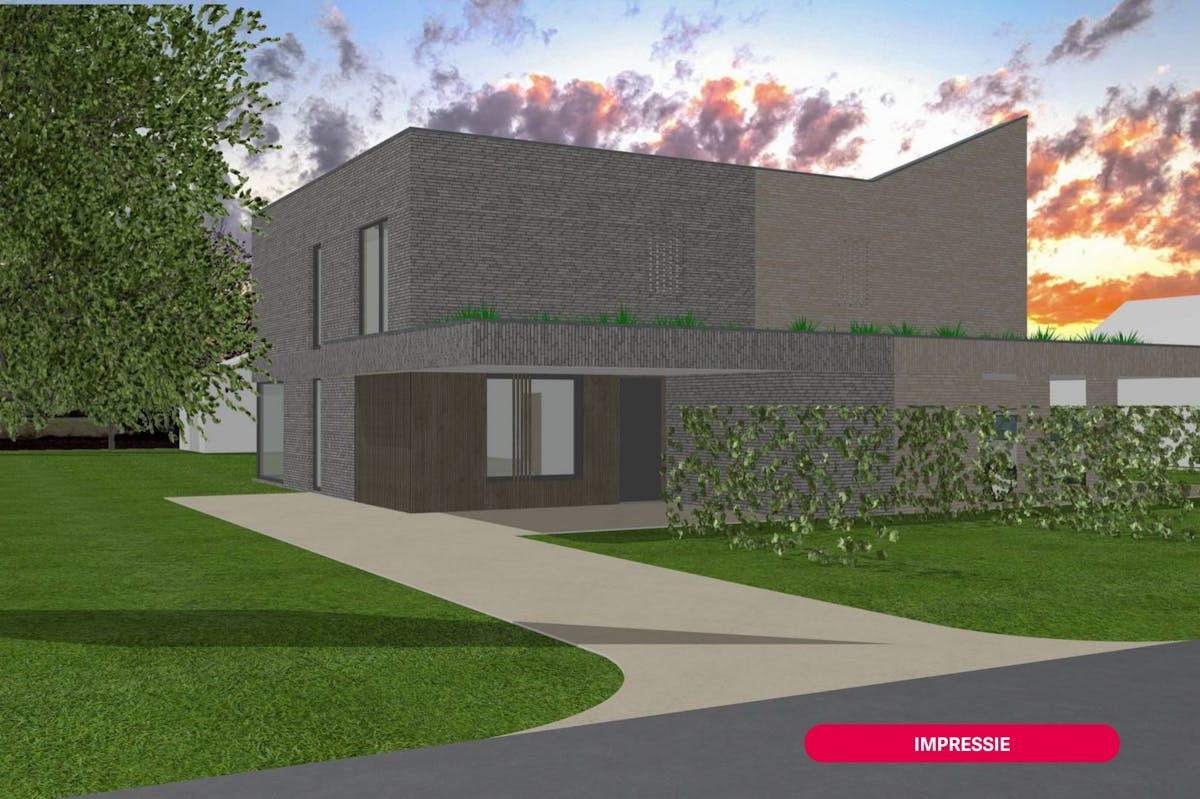 Bouwgrond (1.297m²) te koop voor halfopen bebouwing te Sijsele (Damme) - foto 1