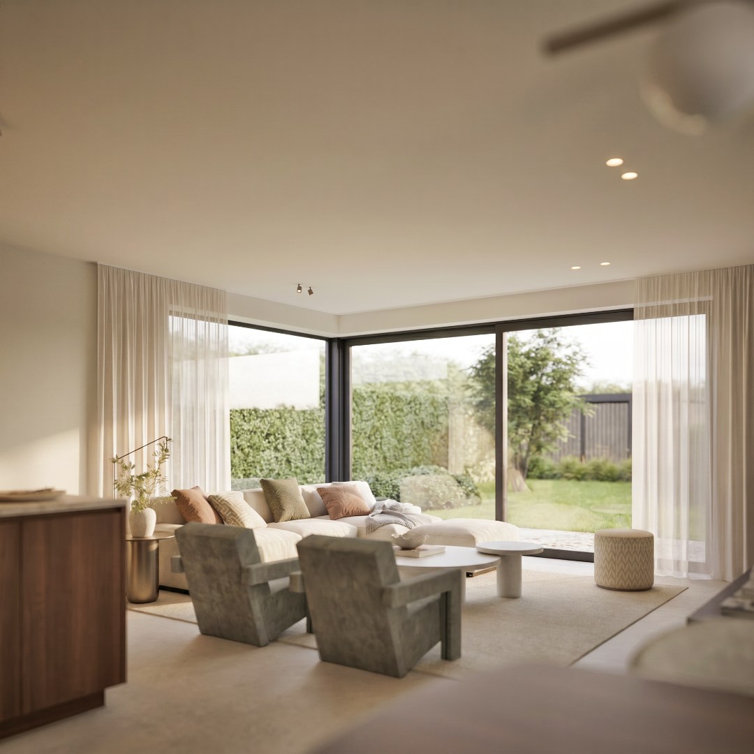Schitterend gelijkvloers nieuwbouw villa-appartement met tuin! - foto 5