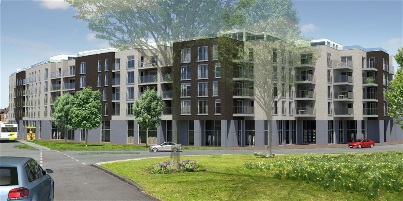 In het centrum van Dendermonde: ondergrondse, open autostaanplaatsen TE HUUR - foto 1