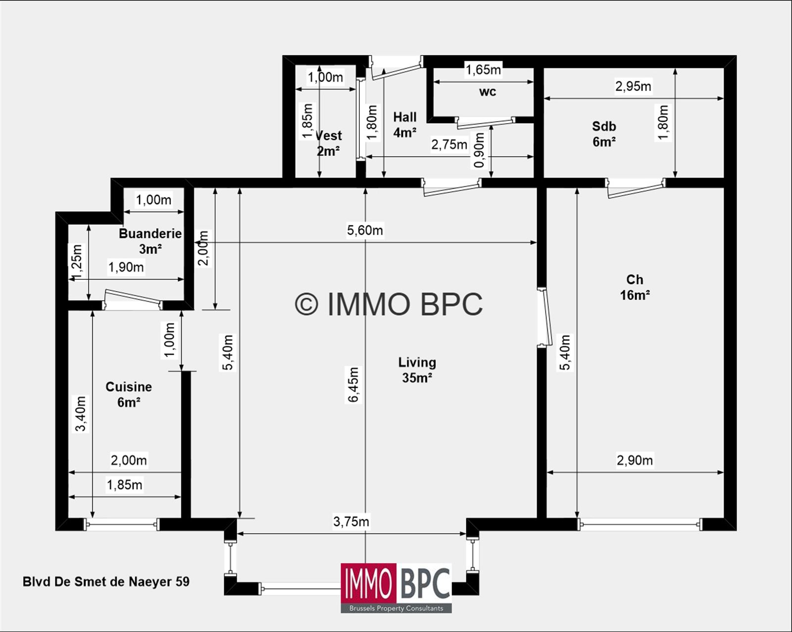 MODERN APPARTEMENT IN HARTJE JETTE – TOPLIGGING NABIJ PLACE MIRROR - foto 4