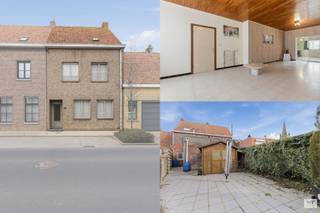 Op slechts 10 minuten van het centrum van Ieper en in de nabijheid van Langemark bevindt zich deze te renoveren woning, gelegen in het landelijke Bikschote. De woning beschikt momenteel over 3 slaapkamers en biedt, dankzij de extra verdieping, de mogelijkheid tot het creëren van nog 2 bijkomende slaapkamers. Hieronder vindt u de indeling en enkele troeven van het pand.<br /><br /><strong>Indeling</strong>
<ul>
<li>Gelijkvloers: inkomhal (10 m²), ruime woon- en eetkamer (37 m²), keuken (24 m²), hal en badkamer (5,5 m²) uitgerust met douche, enkele wastafel en een apart toilet.</li>
<li>1ste verdieping: nachthal (10 m²) met 3 slaapkamers (15 m², 12 m² en 12 m²).</li>
<li>2de verdieping: zolderruimte (30 m²) met uitbreidingsmogelijkheden.</li>
</ul>
<br /><strong>Kenmerken </strong>
<ul>
<li>Zuidwestgerichte koer</li>
<li>Renovatieplicht van toepassing (na isolatie van het hellend dak en vervanging van enkele ramen en glasbouwstenen kan hieraan voldaan worden)</li>
<li>Elektriciteit niet conform en 1 asbestmateriaal te verwijderen (rookgaskanaal)</li>
</ul>
<br />Benieuwd naar de indeling? Check zeker <strong>onderstaande video</strong>. <br />Link: https://youtube.com/shorts/U3f90GCmt9o<br /><br />Meer informatie of een vrijblijvend bezoek?<br />Contacteer Eden op 0470 43 78 21 of mail info@minthus.be.