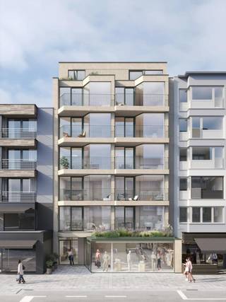 Dans la zone commerciale Zeelaan à Koksijde, près de la plage, nous trouverons bientôt le nouveau projet de construction Residentie Zeezicht. Ce beau projet se compose de 10 appartements d'environ 78 m² et d'un penthouse de 82 m². Chaque appartement bénéficie d'une vue magnifique sur la mer et de 2 terrasses. <br /><br />Ces appartements avec accès direct et ensoleillés seront finis selon des normes élevées et répondront aux normes les plus récentes. Par exemple, le chauffage est assuré par une pompe à chaleur et des panneaux solaires sont présents.<br /><br />La résidence fournira un local à vélos commun et disposera d'un espace de rangement supplémentaire au sous-sol.<br /><br />