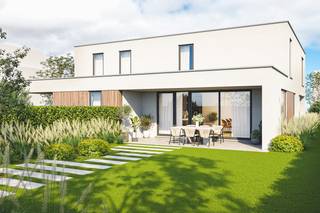 [[ DIT PAND NEEMT DEEL AAN DE ERA OPEN HUIZEN DAG OP 14/3 VAN 13:00 TOT 14:00 ]]Deze moderne halfopen nieuwbouwwoningen liggen in de Wolfsstraat te...