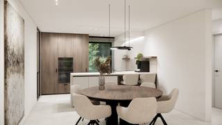 <p><span><strong>Lancering – iedereen welkom!</strong></span><br />Op <strong>zaterdag 25/04</strong> ben je van harte welkom tussen <strong>10u en 14u</strong> voor de officiële lancering op locatie: Turnhoutsebaan 42, Dessel<br />Kom vrijblijvend langs, ontdek het project en geniet van een eerste kennismaking met de site. We kijken ernaar uit je te ontvangen!<br /><br /><br />Parkresidentie “Desschel” is een <b>exclusief woonproject met 24 hedendaagse appartementen</b>, harmonieus ingebed in een uitzonderlijke <b>parkachtige omgeving in Dessel</b>. Hier komen architectuur en natuur subtiel samen, met <b>rust, licht en ruimte</b> als uitgangspunt.</p>
<p>Dankzij de <b>strategische ligging </b>aan de Turnhoutsebaan woont u vlak bij het centrum van Dessel, met winkels, horeca, scholen en sportfaciliteiten op wandel- en fietsafstand. U geniet van een <b>groene, serene woonomgeving</b> én een vlotte bereikbaarheid.</p>
<p></p>
<p>Parkresidentie Desschel bestaat uit <b>twee stijlvolle gebouwen met vier afzonderlijke toegangen</b>, telkens met slechts <b>5 tot 7 appartementen</b>.</p>
<p>De appartementen en lofts variëren van <b>74 m² tot 133 m²</b> en beschikken over <b>1 of 2 slaapkamers</b>. De <b>ruime overdekte terrassen</b>, van <b>8,28 m² tot 80,23 m²</b>, versterken het binnen-buitengevoel en bieden een prachtig zicht op het omliggende groen.</p>
<p></p>
<p>De architectuur is <b>tijdloos en verfijnd</b>, met lichte baksteen, houten gevelaccenten, zwarte aluminium buitenschrijnwerken en grote raampartijen die het parkgevoel maximaal naar binnen brengen.</p>
<p></p>
<p>Ook <b>duurzaamheid</b> staat centraal. Het project wordt gebouwd volgens de <b>BEN-normen</b>, met als doel een <b>E-peil lager dan 20</b>. Dankzij <b>geothermische warmtepompen</b>, <b>vloerverwarming</b> en <b>passieve koeling</b> geniet u van hedendaags wooncomfort.</p>
<p></p>
<p>In de ondergrondse kelder heeft u keuze uit <b>ruime of extra ruime parkeerplaatsen</b>, <b>garageboxen</b> en <b>bergingen</b>, die <b>afzonderlijk aan te kopen</b> zijn.</p>
<p></p>
<p><b>Mogelijkheid tot aankoop aan 6% btw</b>, mits voldaan aan de geldende voorwaarden. Op het grondaandeel zijn 12% registratierechten van toepassing en op het constructiegedeelte 6% of 21% btw.</p>
<p></p>
<p><b>Meer info?</b> Contacteer ons via <b>03 435 31 33</b> of <b>info@jamar.immo</b>.</p>