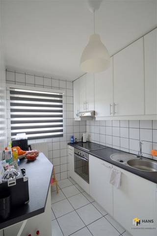 <p><span>L'appartement est situé au 1er étage d'un petit immeuble bien entretenu de 2 étages, dont le toit est isolé. Les frais fixes s'élèvent à €258/mois et comprennent le syndic, le chauffage, l'entretien et l'éclairage du couloir, le gaz, l'eau chaude et l'eau froide. En entrant, nous nous trouvons dans un couloir en forme de L, qui relie presque toutes les pièces présentes. A l'avant, nous trouvons le séjour (38 m²) avec un accès frontal droit à la cuisine séparée (8 m²), équipée d'une cuisinière, d'une hotte, d'un évier, d'un four combiné encastré, d'un lave-vaisselle, d'un réfrigérateur et d'un congélateur. Les 2 chambres de 11 m² et 15 m² sont situées à l'arrière du bâtiment. La plus petite des deux s'ouvre sur la terrasse orientée au nord (8 m²). Au centre de la maison se trouvent le débarras (3 m²), un WC séparé et la salle de bains (5 m²) avec lavabo, baignoire/douche. Pour finir, un garage box est obligatoirement loué avec l'appartement à €100€ situé derrière l'immeuble. Pour plus d'informations ou une estimation gratuite visitez www.hansimmo.be</span></p><p><span> </span></p>